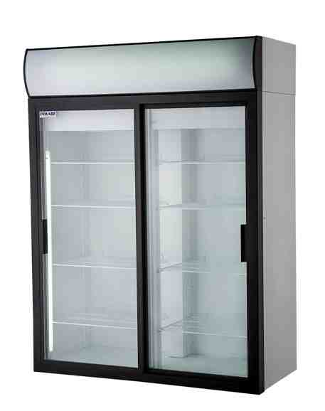 Холодильный шкаф DM-110Sd-S (1000 л, +1..+12*С, двери купе, 8 полок, 1402*620*2028 мм) POLAIR Фирма Ён Сыктывкар