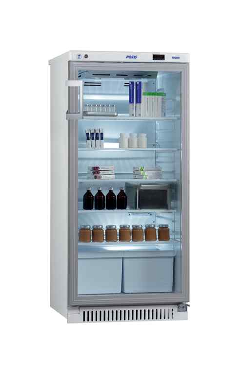 Холодильник фармацевтический ХФ-250-3 POZIS (+2.+14 *С, 250 л, стеклянная дверь, 1300*610*600 мм) Фирма Ён Сыктывкар
