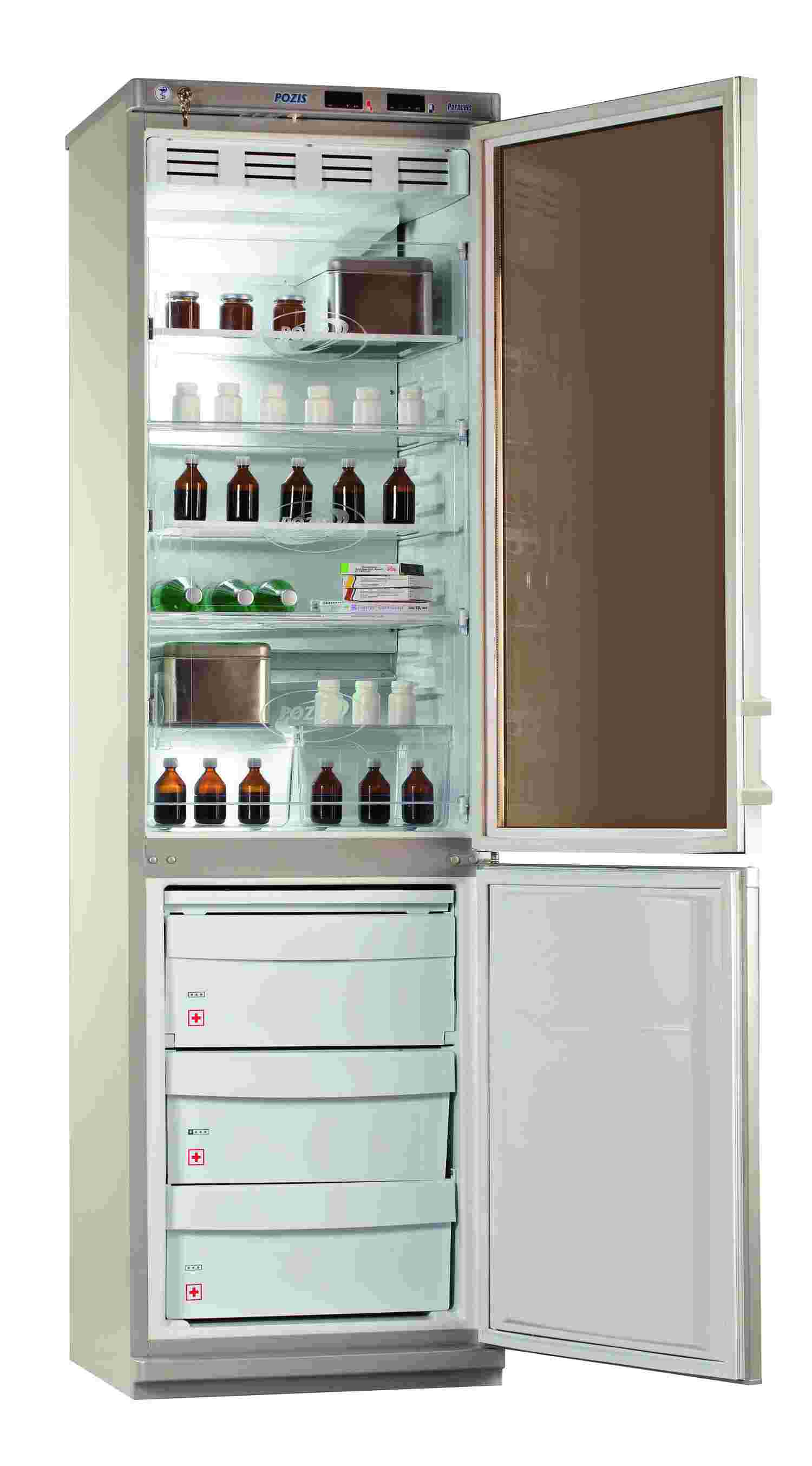 Холодильник лабораторный ХЛ-340 POZIS (2 камеры, 130л-270л, -10..-25-+2..+15 *С, 2080*610*600 мм) Фирма Ён Сыктывкар