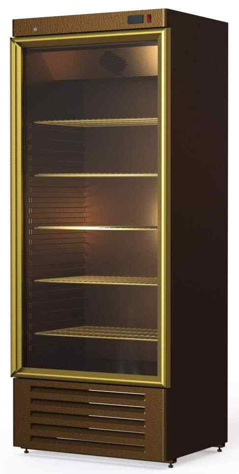 Холодильник для напитков CARBOMA R560 Св (560л, +1.+12 *С, стекло, 5 полок, 645*825*2050 мм) Полюс Фирма Ён Сыктывкар