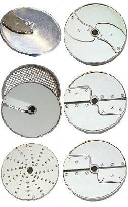 5 дисков для CL-52-50-55-60-R502, Robot-coupe (слайсер 2, 4, 10, соломка 3*3, кубик 10*10) Фирма Ён Сыктывкар