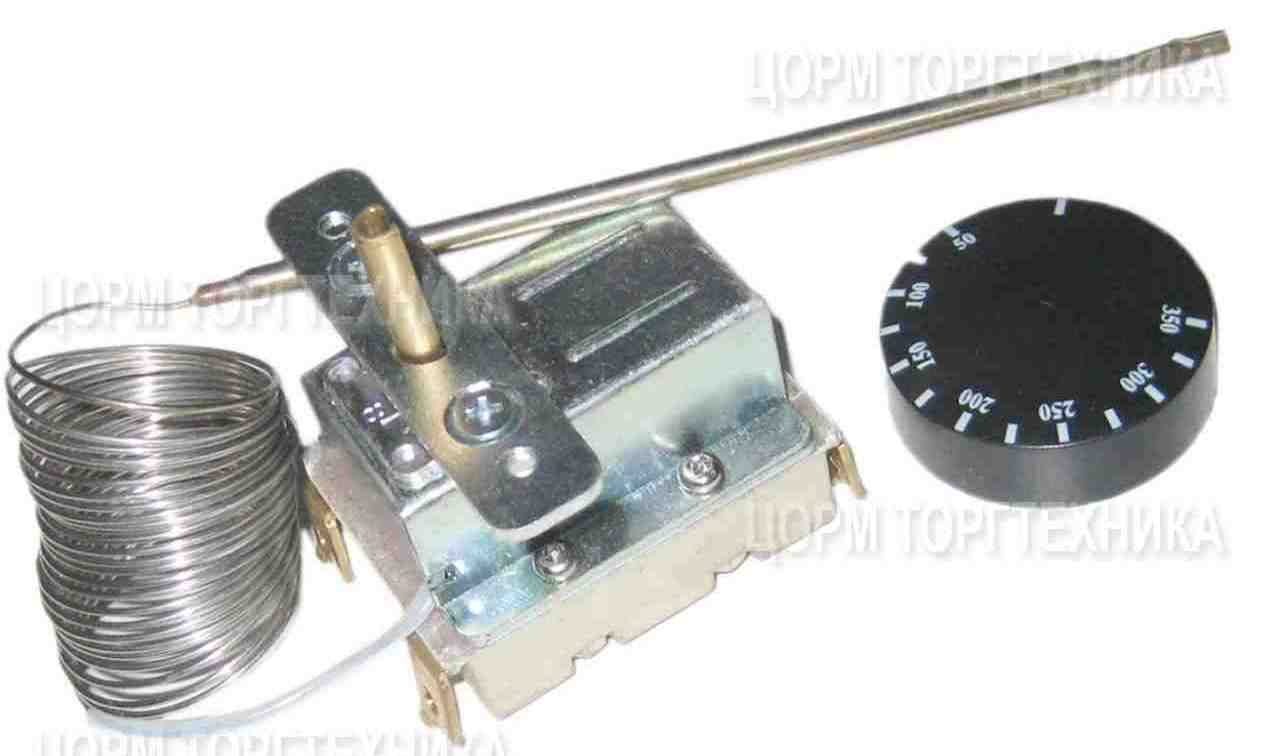 Терморегулятор VC-DK-5-4 с ручкой  (+50..+350 *С, 2-х полюсной, L= 2,5 м) Фирма Ён Сыктывкар